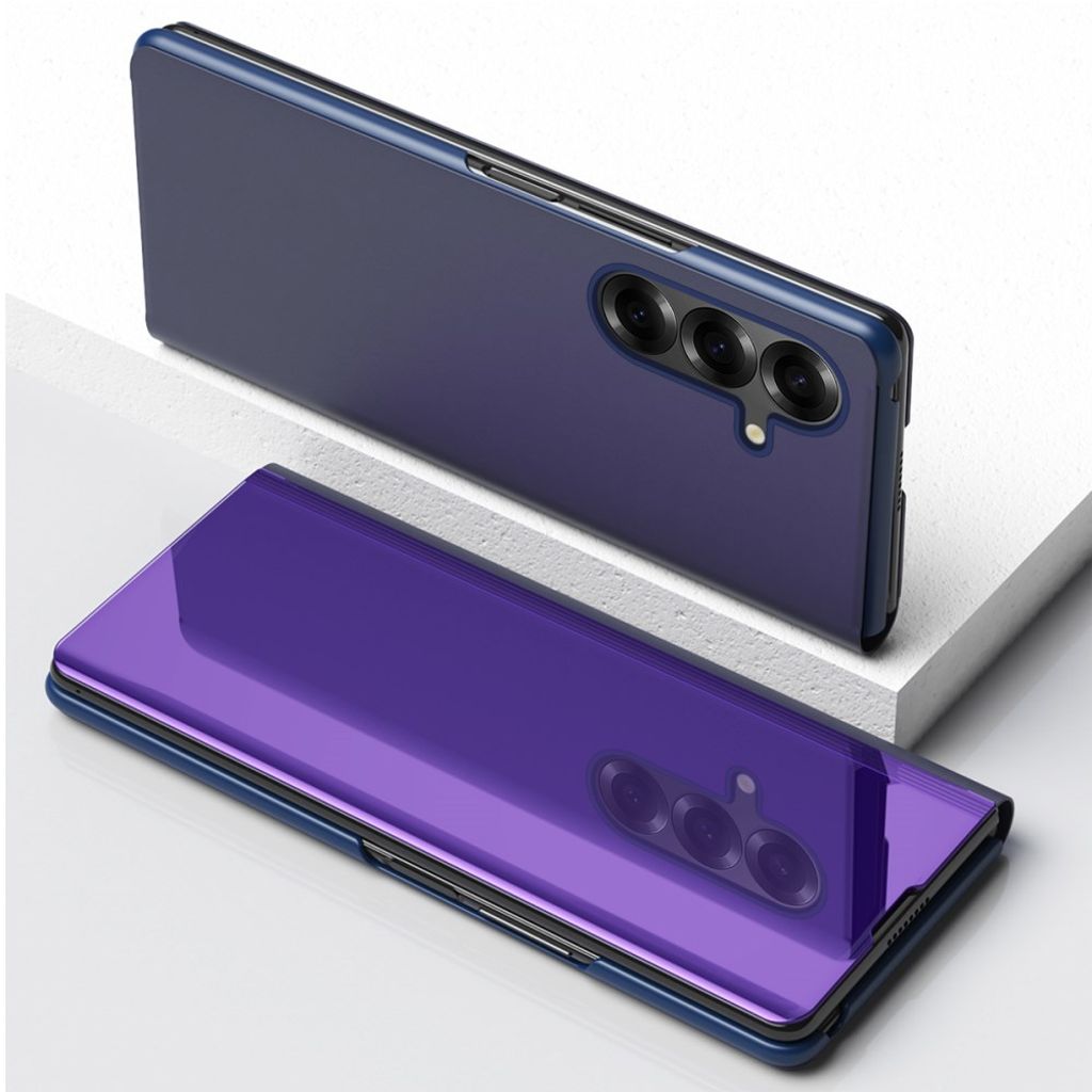 Samsung Galaxy Z Fold7 5G Fodral med genomskinlig vy - Lila