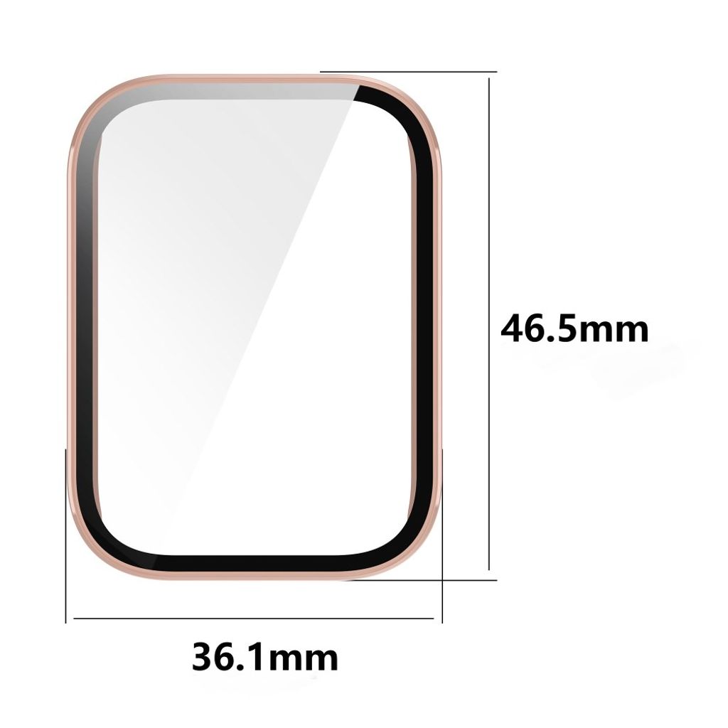 Xiaomi Smart Band 10 Pro -kotelo karkaistulla lasisella näytönsuojalla - musta
