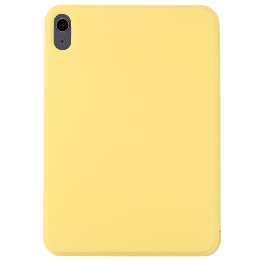iPad A16 11" 2025/10.9" 2024 Tri-fold flip cover i kunstlæder - Gul