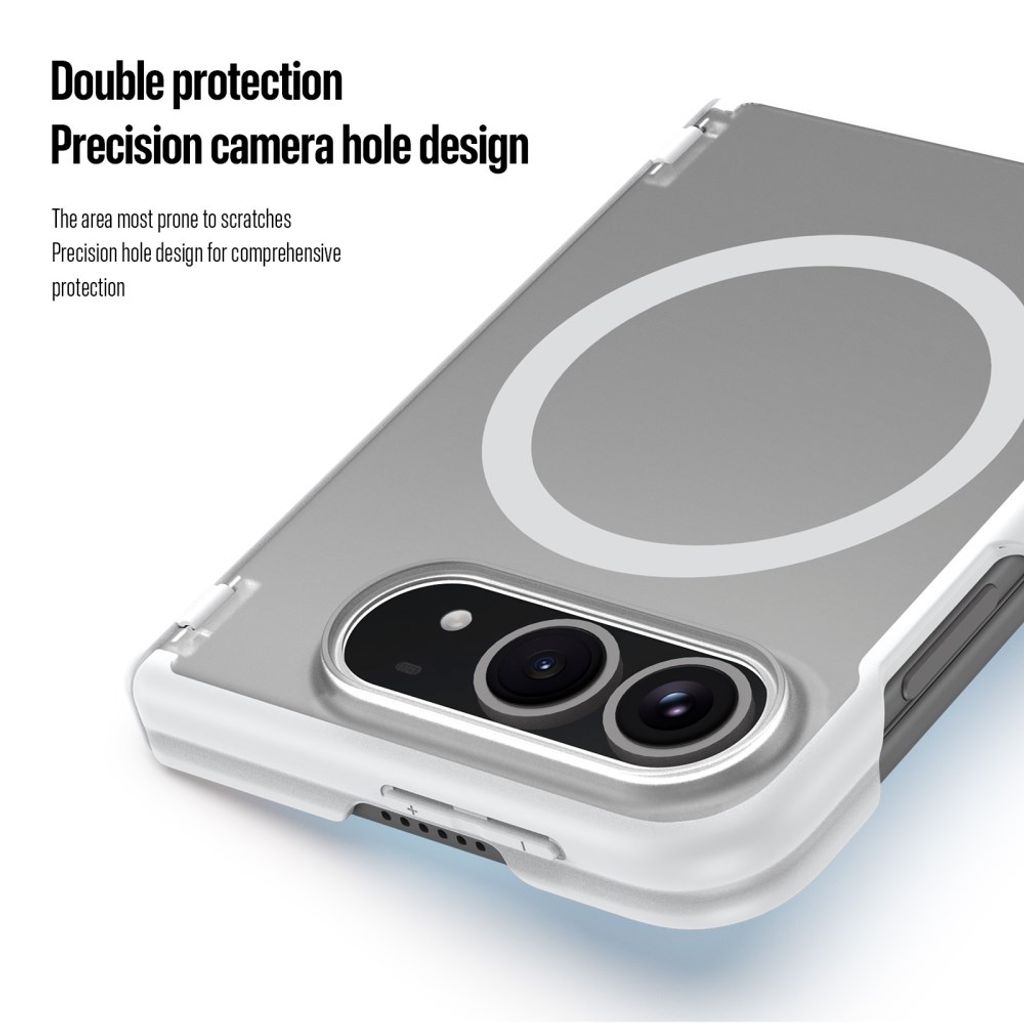 DUX DUCIS iPhone Fold MagSafe Kompatibel Cover - Hvid