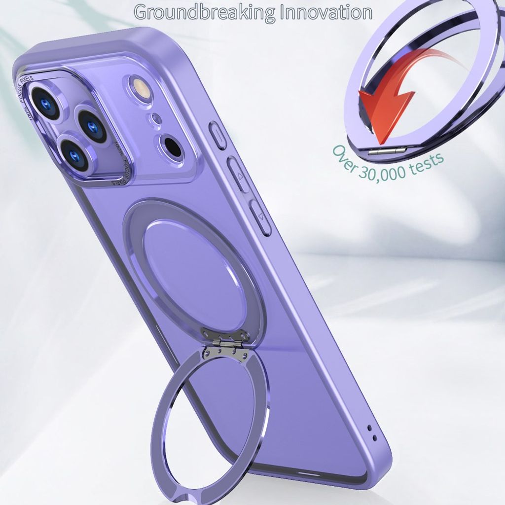 iPhone 18 Pro Max/17 Pro Max MagSafe Skal med Stativ - Lila