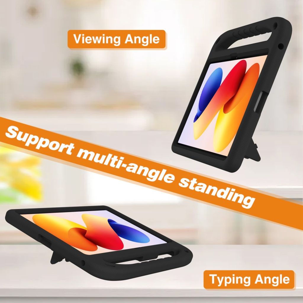 Xiaomi Redmi Pad 2 Pro Deksel med Håndgrep og Stativ – Svart