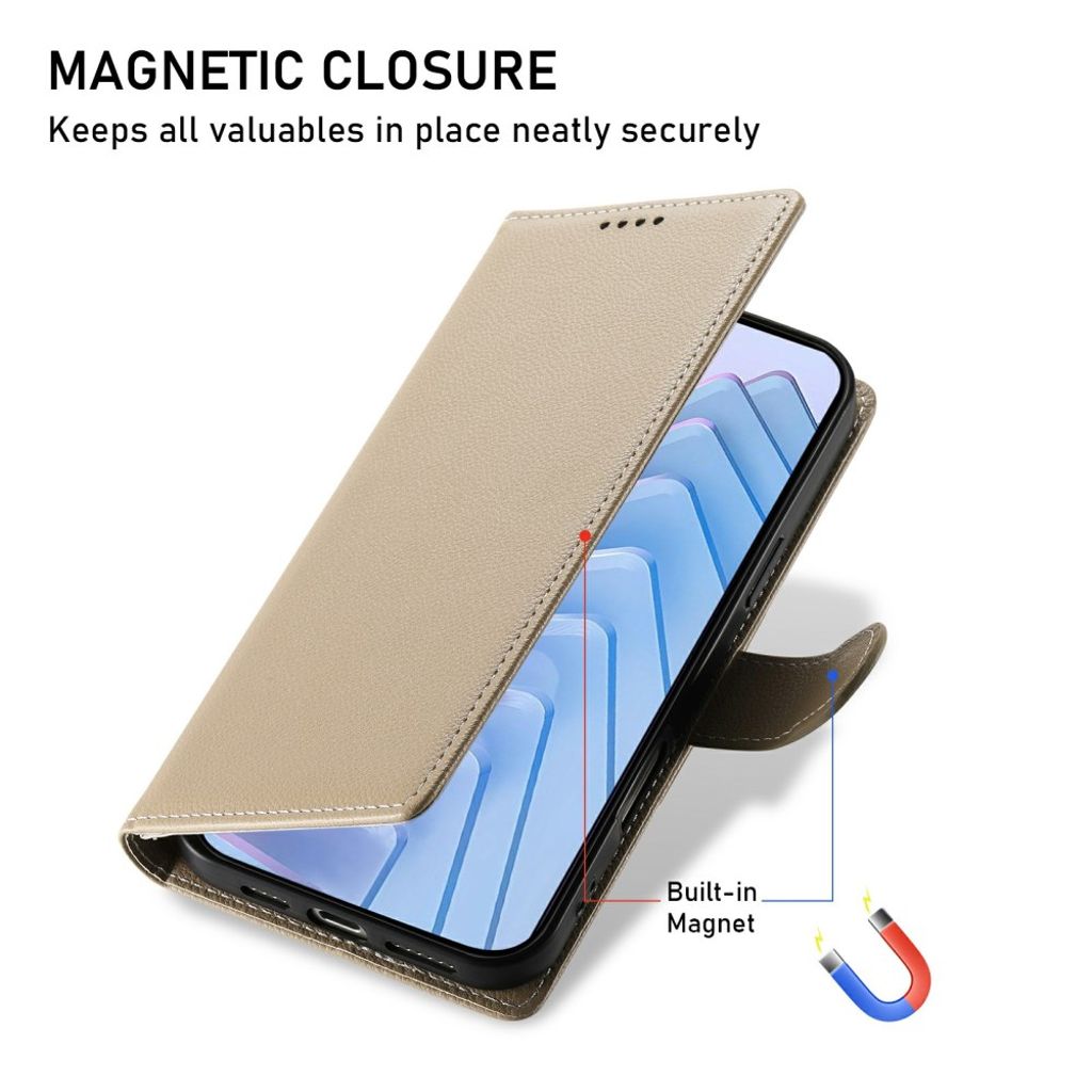 Xiaomi Redmi Note 15 ProPlus 5G Cover with Carrying strap - Beige