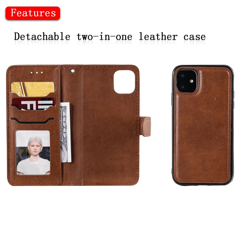 iPhone 11 Kotelo Kantohihna - Ruskea