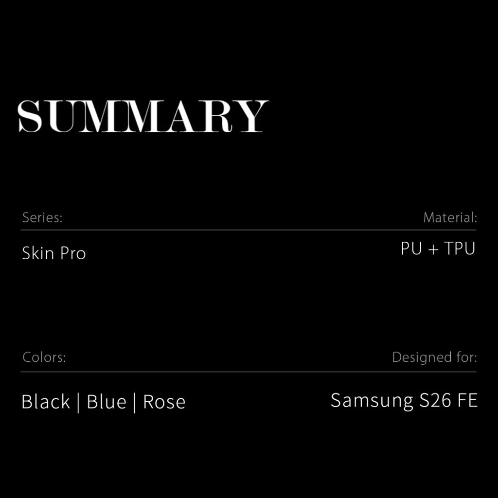 DUX DUCIS Samsung Galaxy S26 FE Lommeboketui Kortholder – Svart