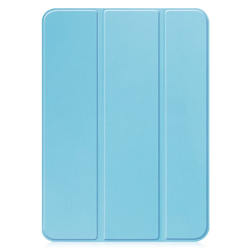 iPad A16 11" 2025/10.9" 2024 Tri-fold flip cover i kunstlæder - Blå