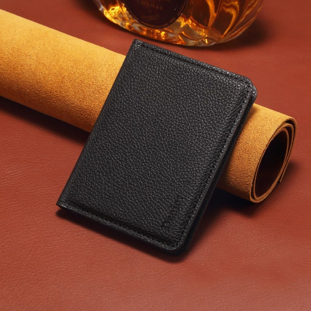 DENIOR MagSafe Wallet Magnetisk Kortholder for Mobiltelefon - Svart