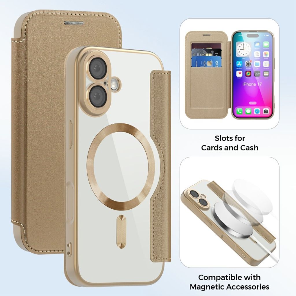 iPhone 17 Etui med MagSafe - Guld