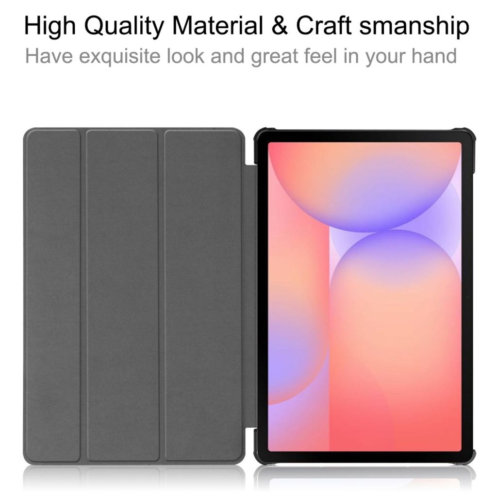 Samsung Galaxy Tab S10 Lite Etui PU-lær Tri-Fold - Rød