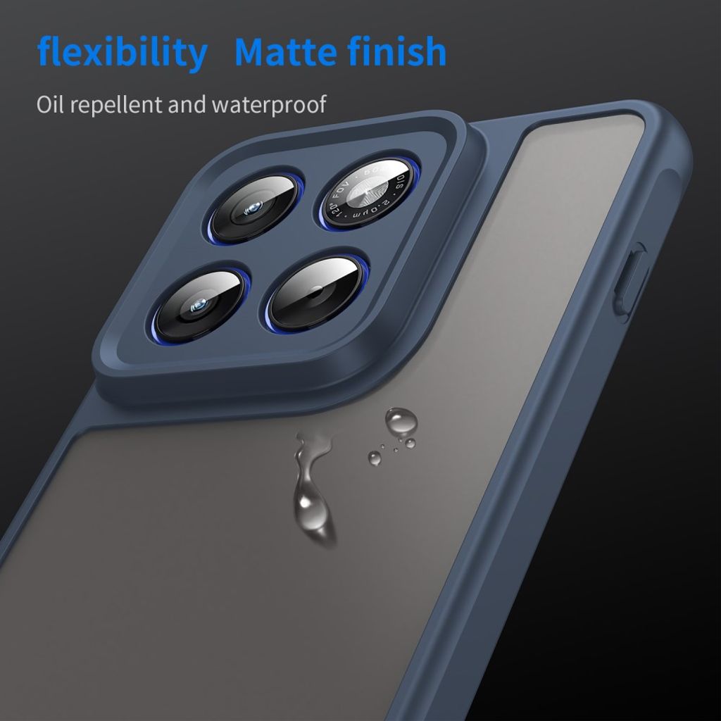 Motorola Edge 70 5G Case Drop Proof Frosted Translucent - Blue