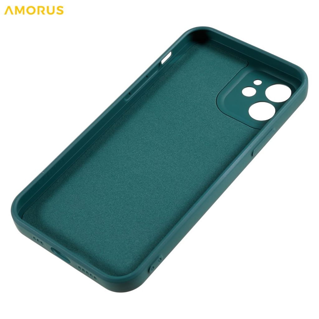 AMORUS iPhone 12 TPU Skal - Grön