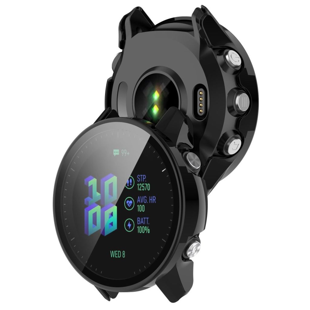Garmin Forerunner 955 Deksel med Skjermbeskytter - Svart