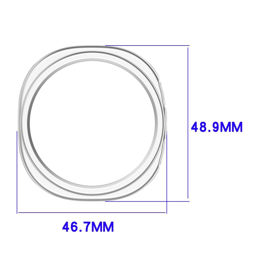 Samsung Galaxy Watch9 44mm Rammedeksel - Sølv