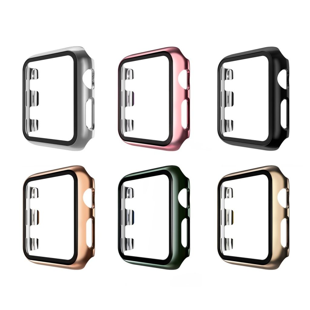 Apple Watch SE/SE (2022)/Serie 6/5/4 44mm Cover med Skærmbeskyttelse – Sort