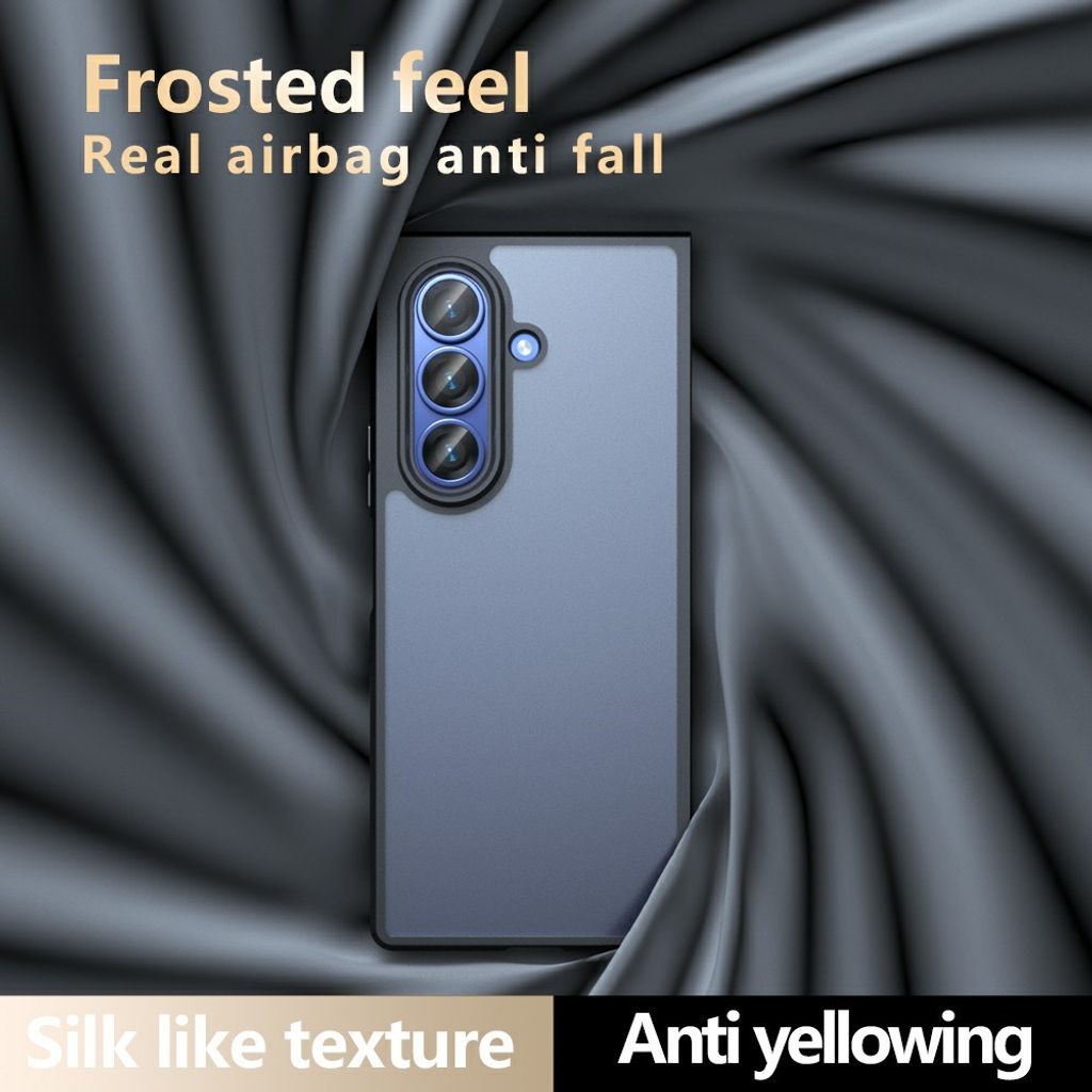 Samsung Galaxy Z Fold8 Ultra Stødsikkert Cover - Gennemsigtig sort