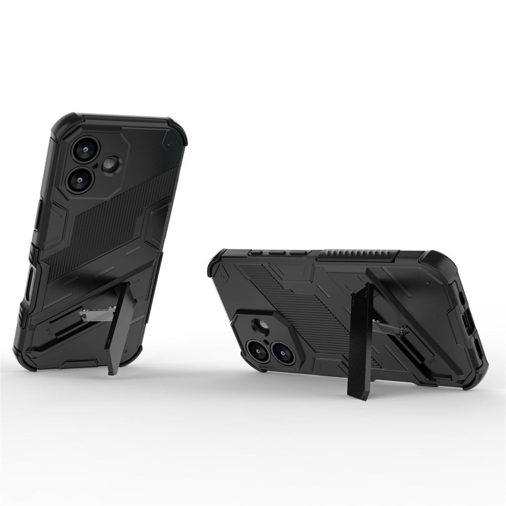 iPhone 17 Cover med Stativ - Sort