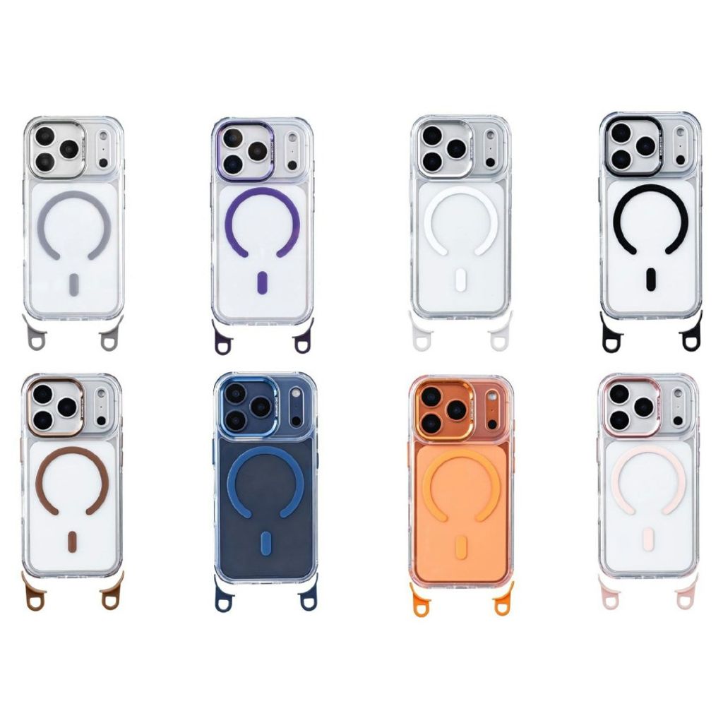 iPhone 17 Pro Max MagSafe Kuori Kantohihnalla - Kulta