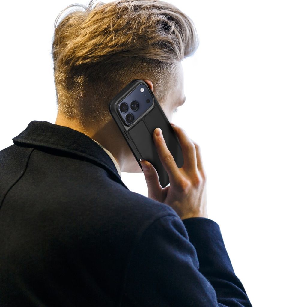 Dux Ducis iPhone 18 Pro Max / 17 Pro Max Fodral med Korthållare - Svart