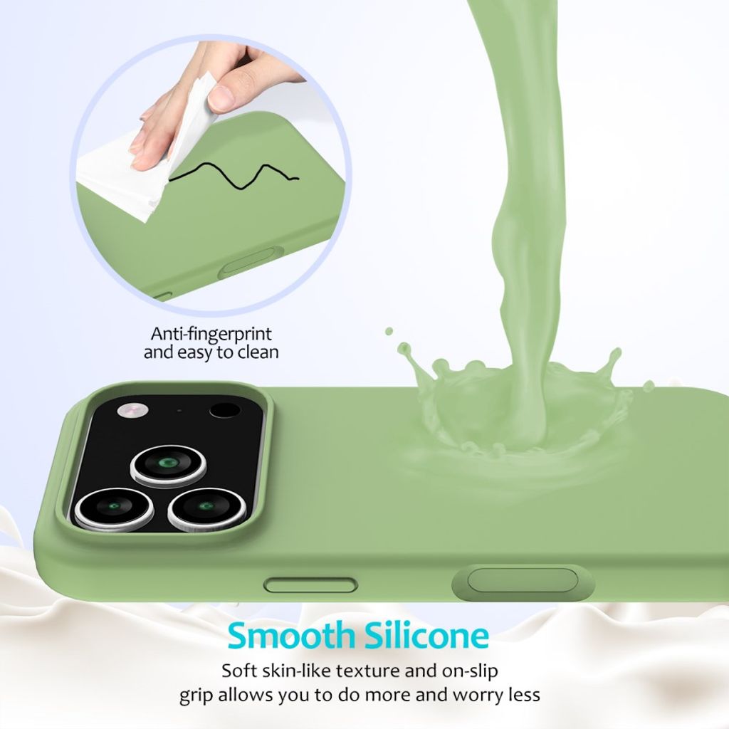 iPhone 17 Pro Max Silicone Phone Case - Green