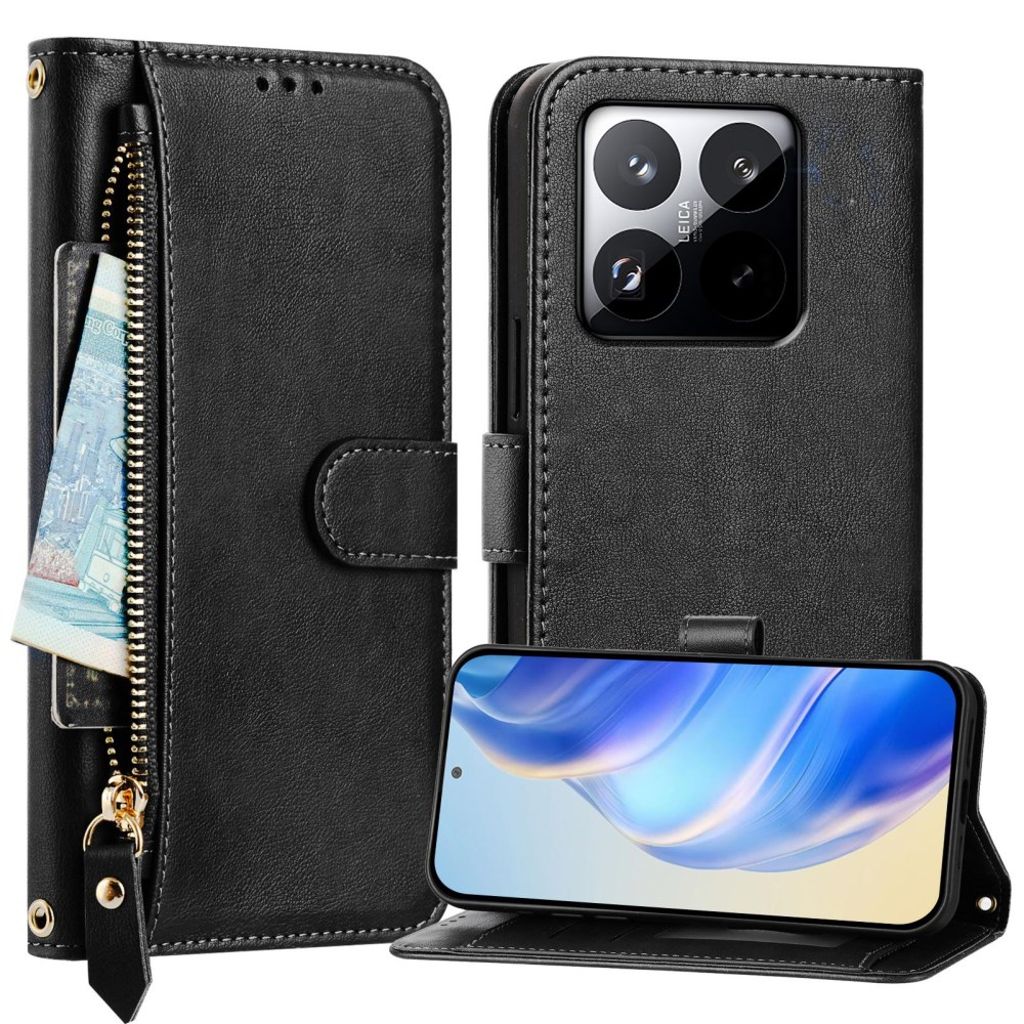 Xiaomi 15T Kotelo Korttipaikka - Musta