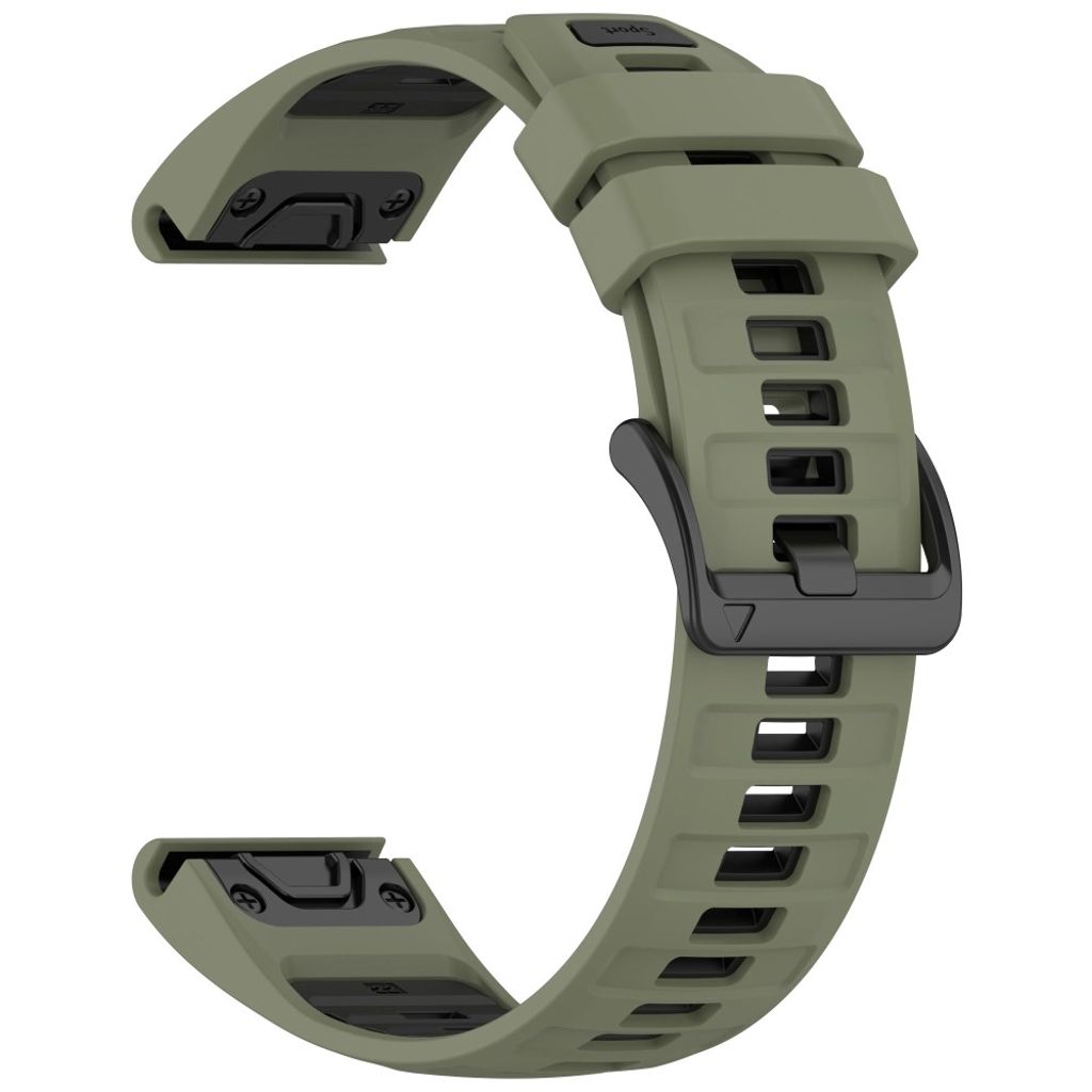 Garmin Fenix 8 43mm etc. Watch Strap - Green, Black