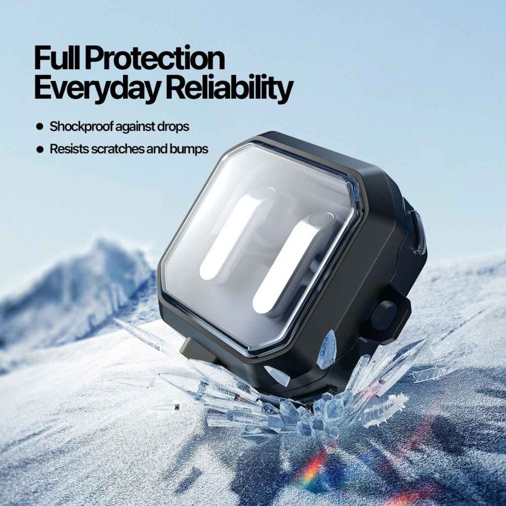 DUX DUCIS Samsung Galaxy Buds4/Buds4 Pro Kuori Metallikoukulla - Vaaleanpunainen