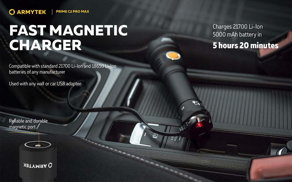 Armytek Prime C2 Pro Max Ficklampa 4000 Lumen