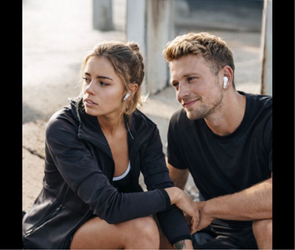 Baseus Bowie Bass BS2 Lite trådløse ørepropper ENC in-ear – hvit