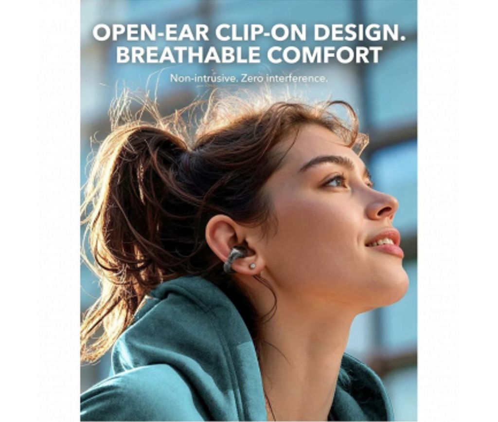 Anker SoundCore C30i trådløse open-ear hodetelefoner – svart