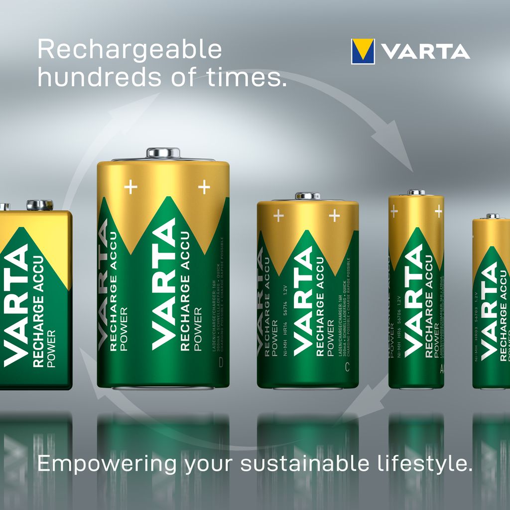 VARTA Recharge Accu Power AA-akku 2600 mAh, 4 kpl