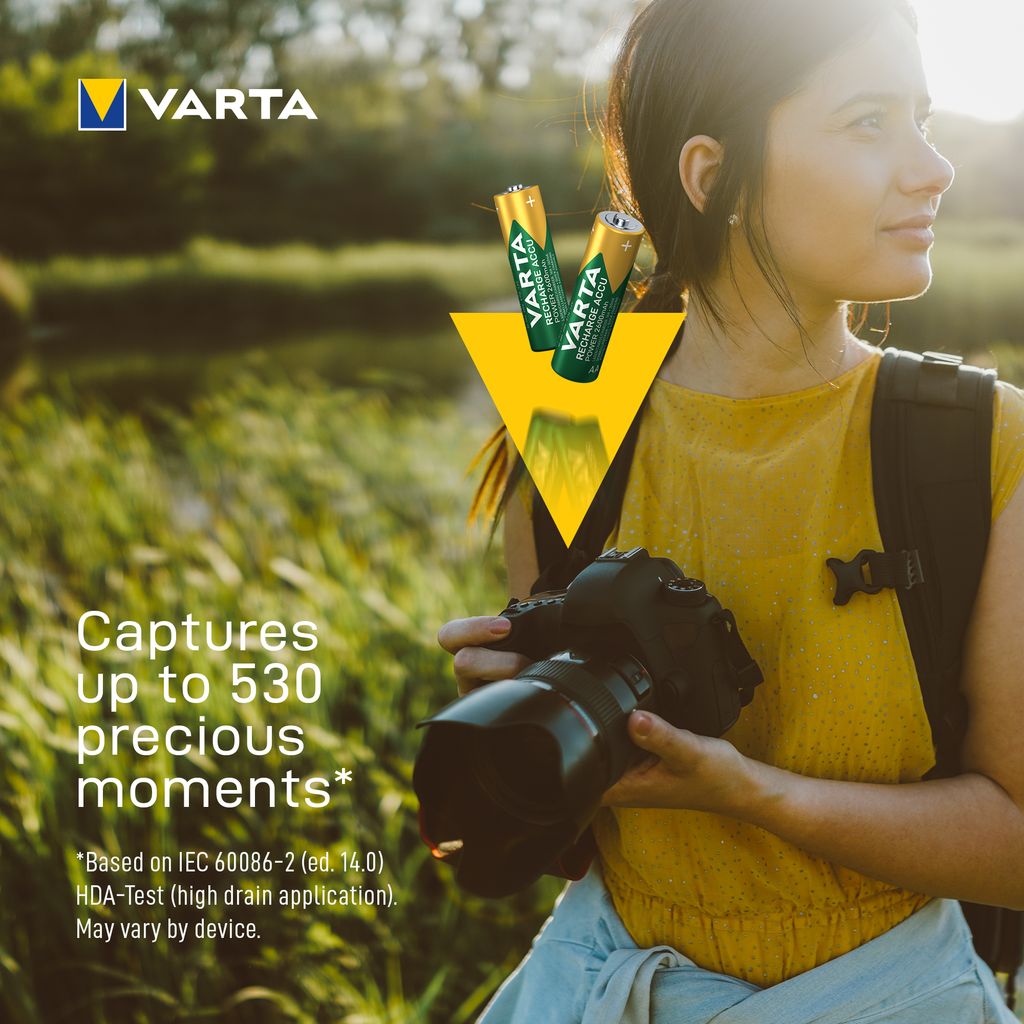 VARTA Recharge Accu Power AA-akku 2600 mAh, 4 kpl