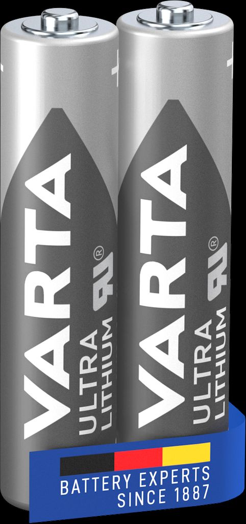 VARTA Ultra Lithium AAA batteri, 2-pak