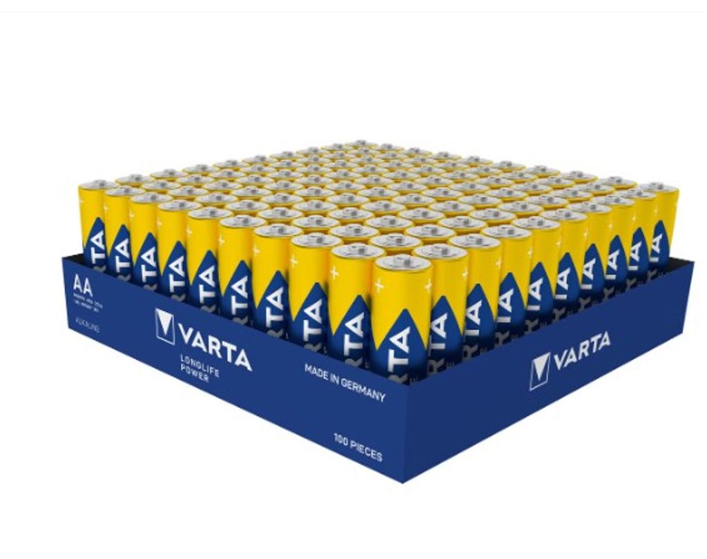 Varta Longlife Power AAA-batteri LR03 100-pack XXL