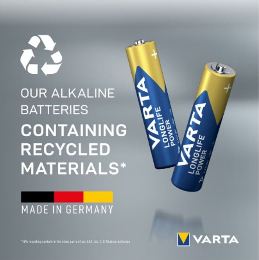 Varta Longlife Power AAA-batteri LR03 100-pack XXL