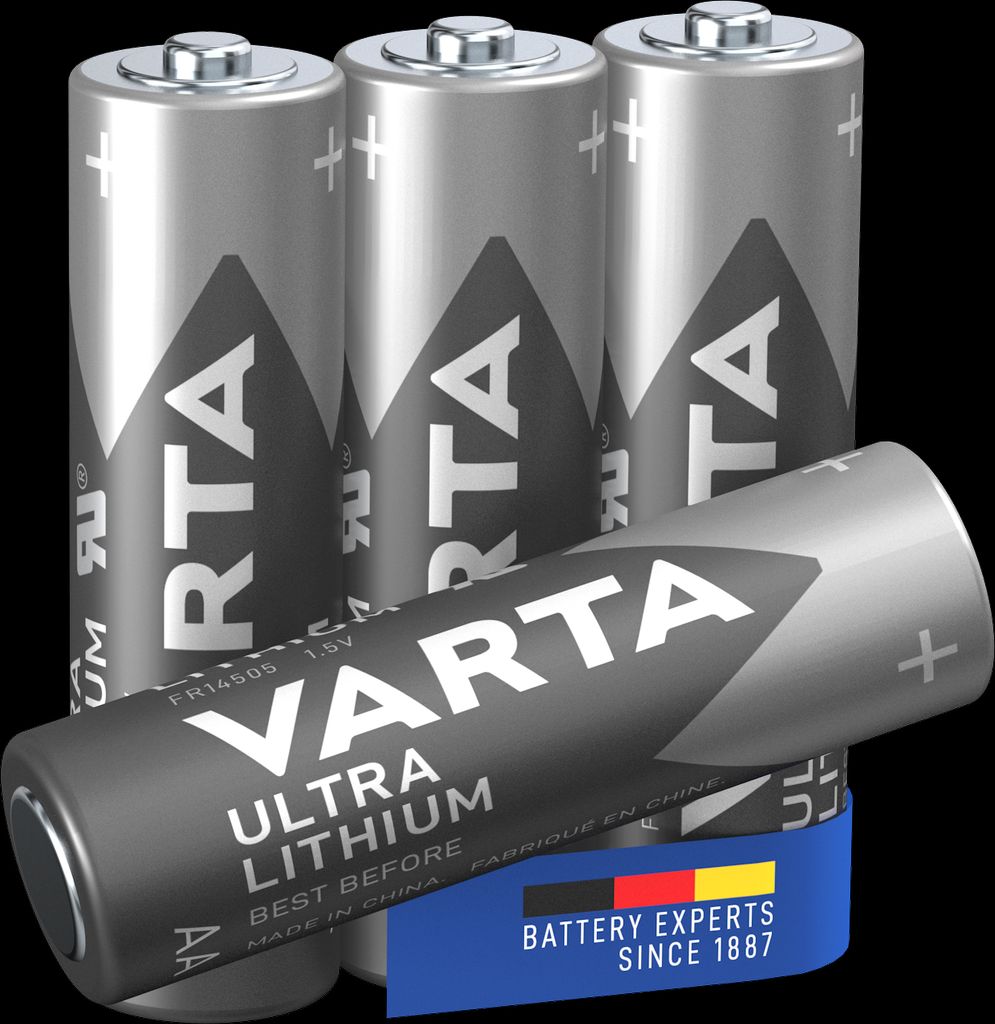 VARTA Ultra Lithium AA akku, 4 kpl