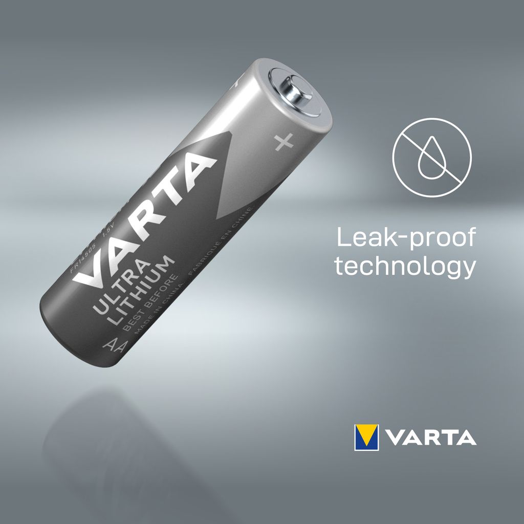 VARTA Ultra Lithium AA akku, 4 kpl