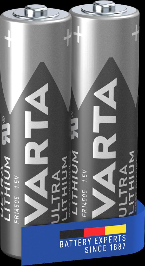 AA 1,5V Lithium 2er Blister Varta