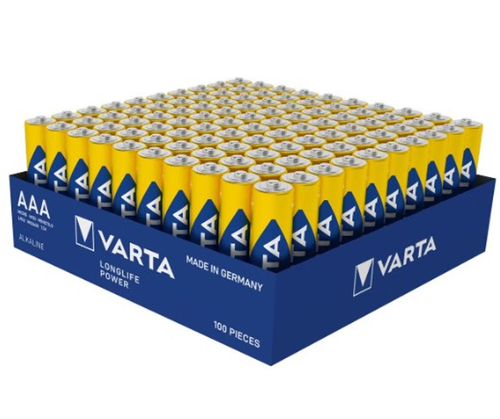Varta Longlife Power AA-batteri LR06 100-pack XXL
