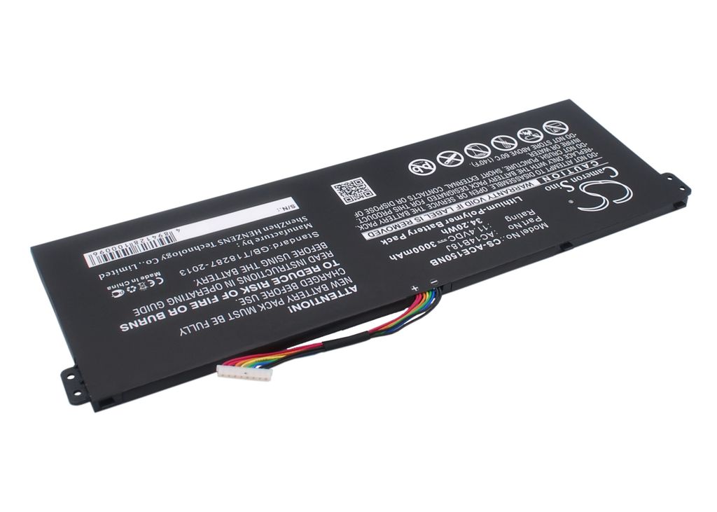 Acer Aspire ES1-520-52N2, 11.4V, 3000 mAh