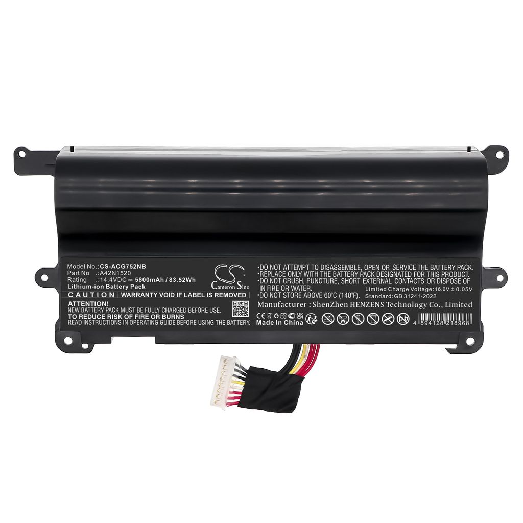 Acer G752VS m.fl.