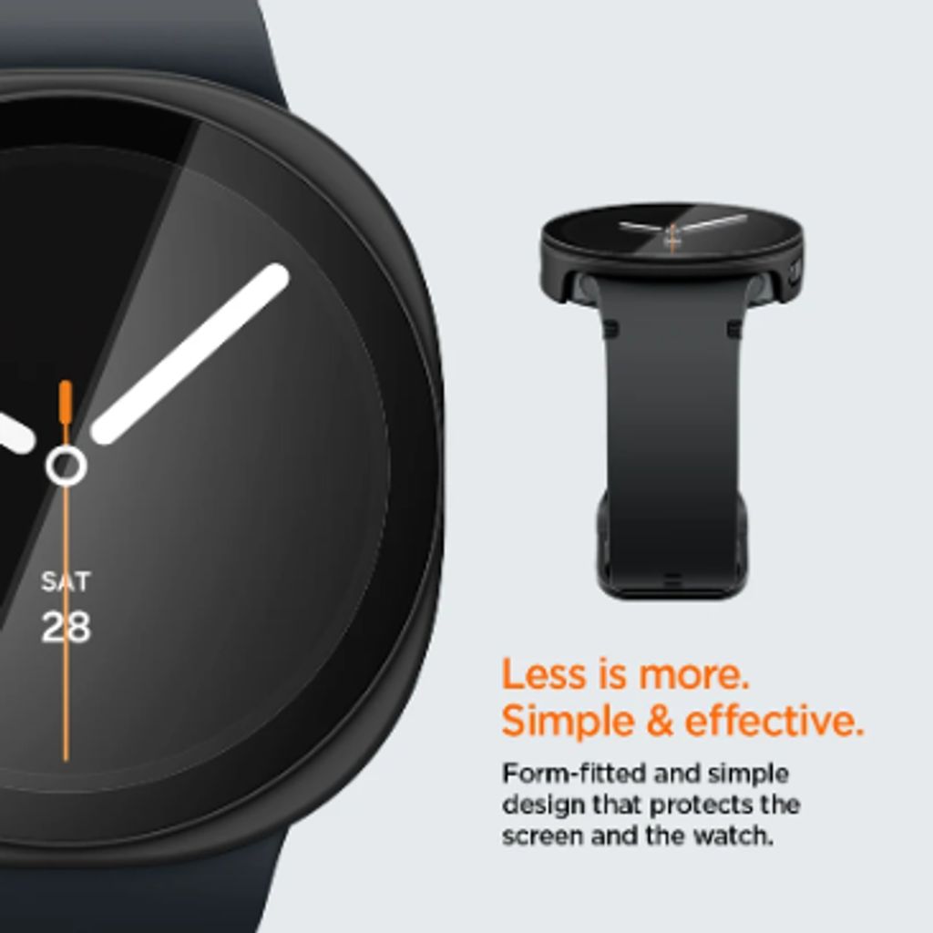 Spigen Thin Fit 360 Cover til Samsung Galaxy Watch 9/8 40mm - Sort