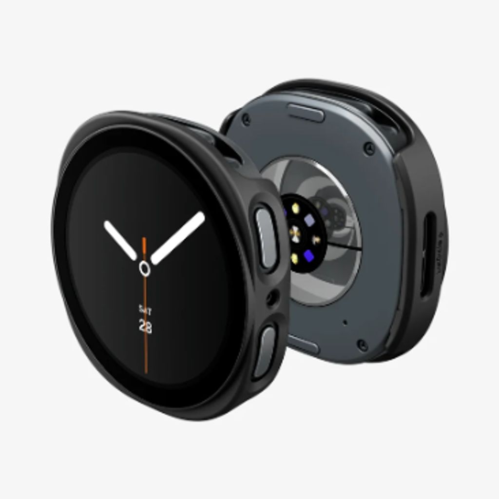 Spigen Thin Fit 360 Beskyttende Etui til Samsung Galaxy Watch 9/8 44mm - Sort