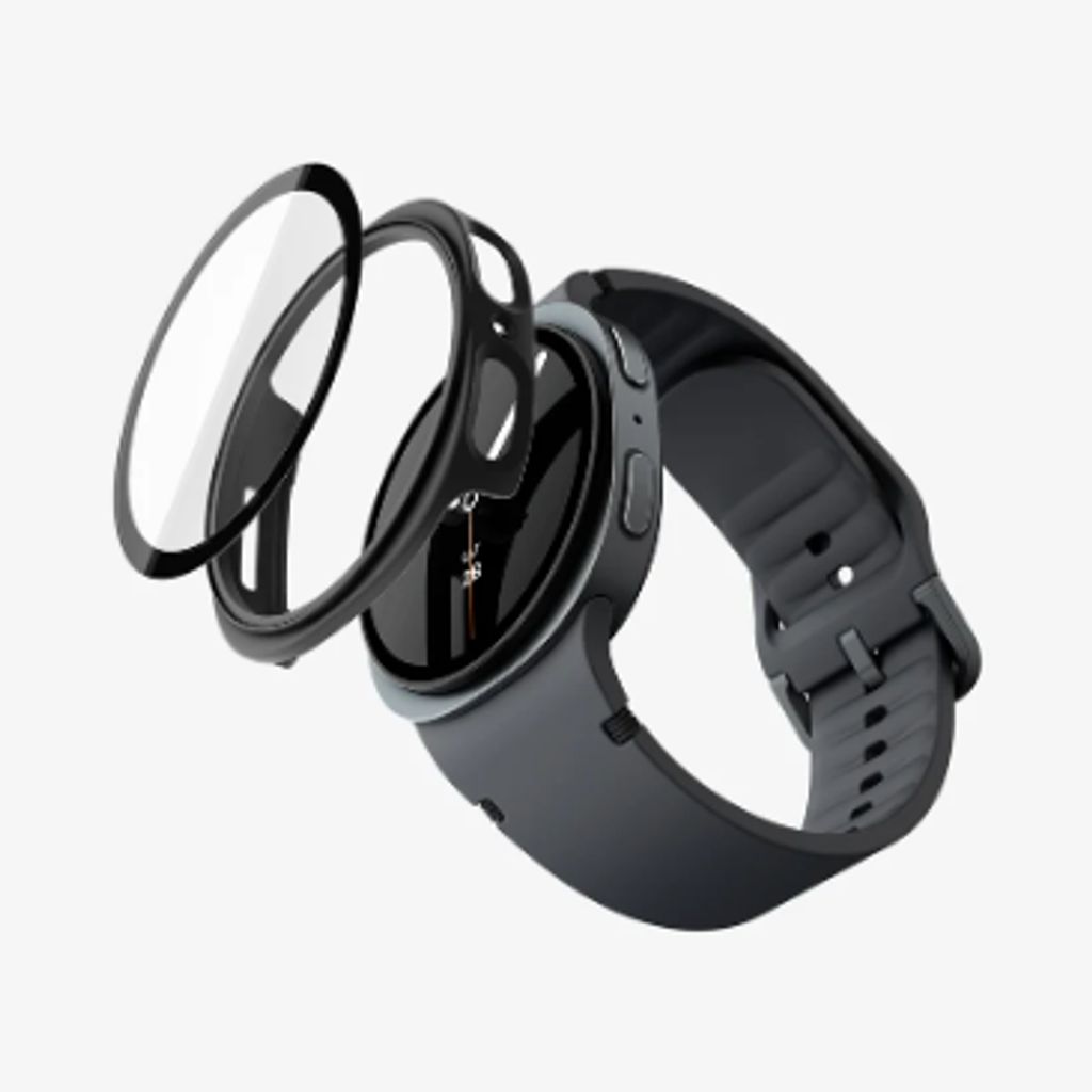 Spigen Thin Fit 360 Beskyttende Etui til Samsung Galaxy Watch 9/8 44mm - Sort