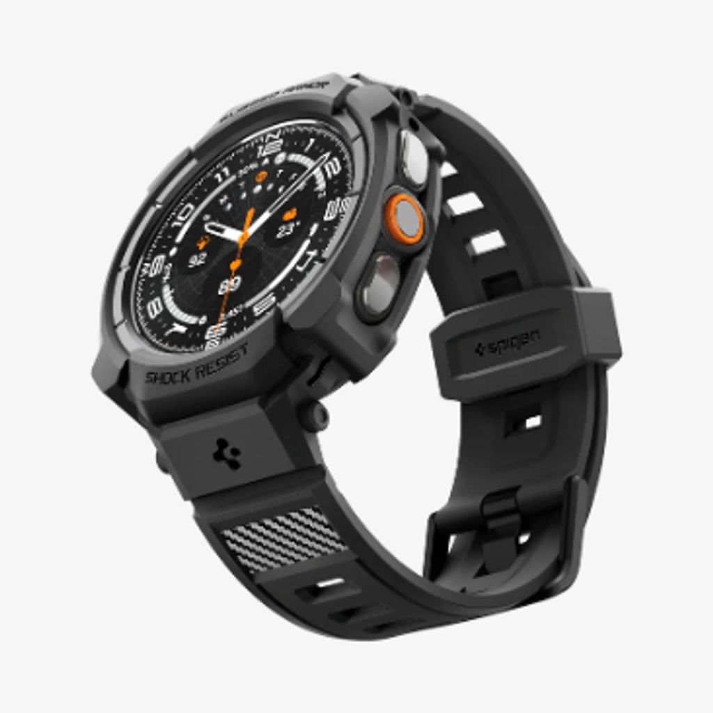 Spigen Galaxy Watch Ultra 47 mm Skal med Armbånd - Mattsort