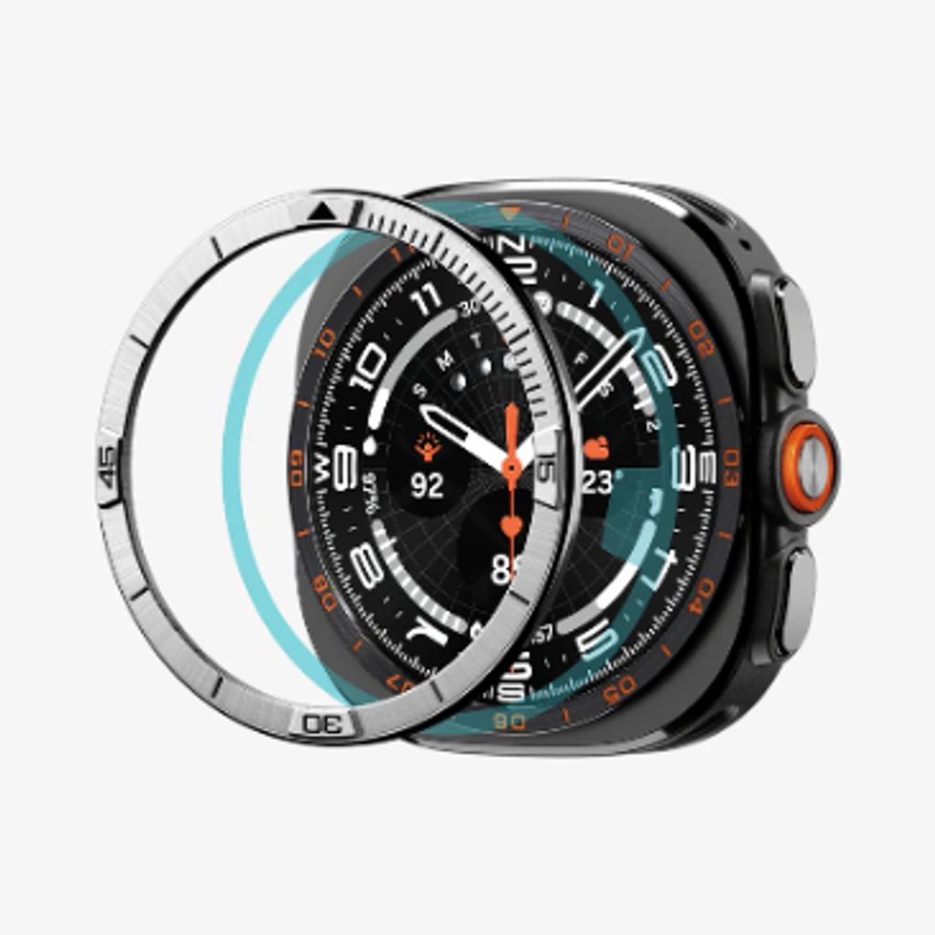 Spigen Samsung Galaxy Watch Ultra 2 47mm Bezel Protection - Sølv