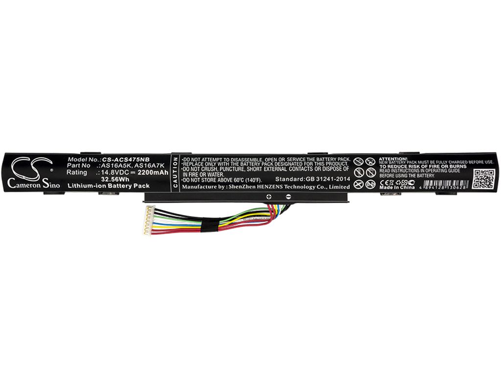 Acer Aspire E5-774-33LZ, 14.8V, 2200 mAh