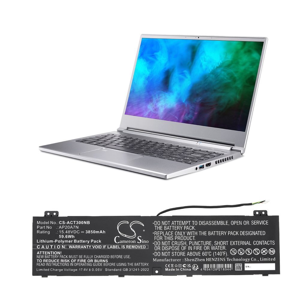 Acer Predator Triton 300 SE PT314-51S-52ML m.fl.