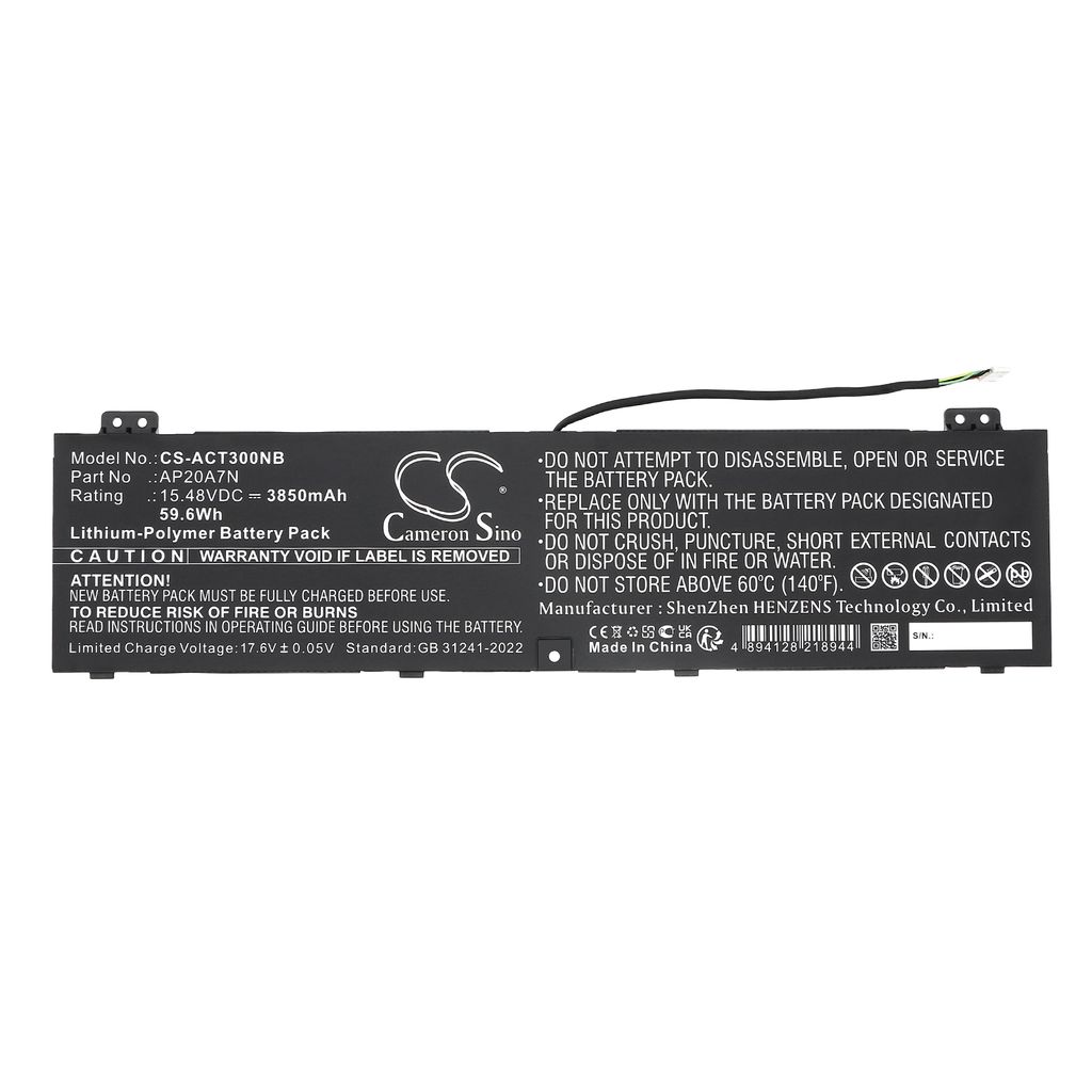 Acer Predator Triton 300 SE PT314-51S-52ML m.fl.