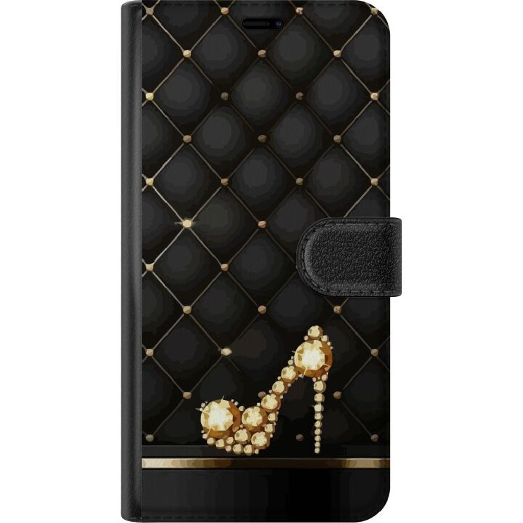 Apple iPhone 17 Air Musta Lompakkokotelo Lyxig Sko