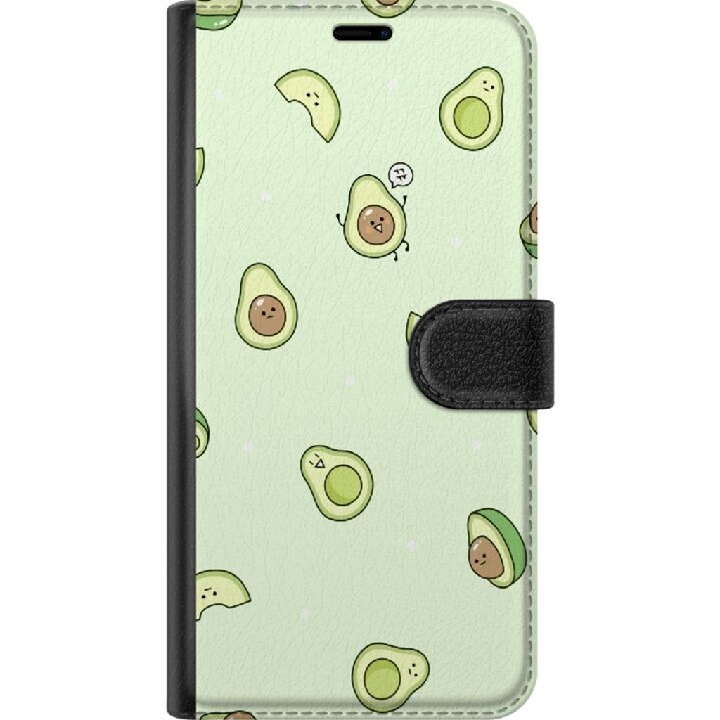 Apple iPhone 18 Pro Musta Lompakkokotelo Avokado
